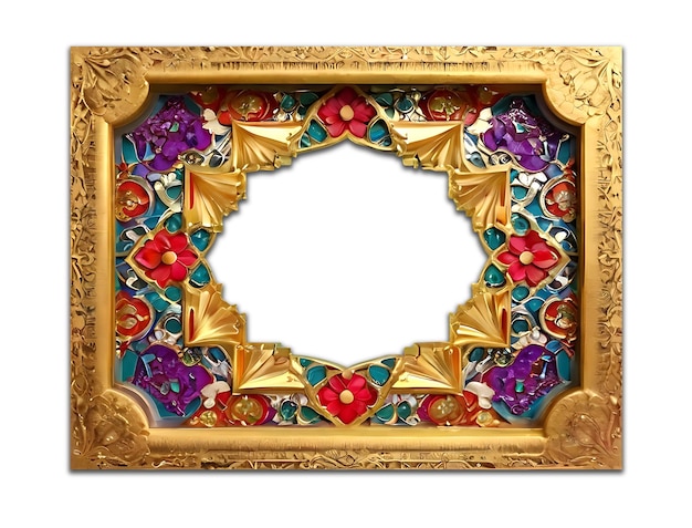 PSD fluweel en goud frame photoshop frame ontwerp