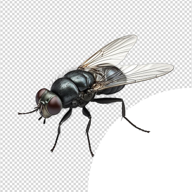 Fly isolated on transparent background