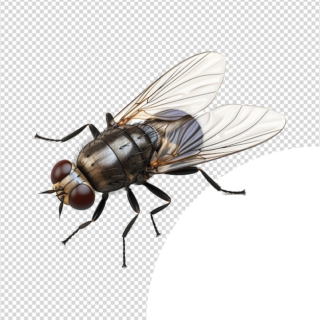 Fly isolated on transparent background