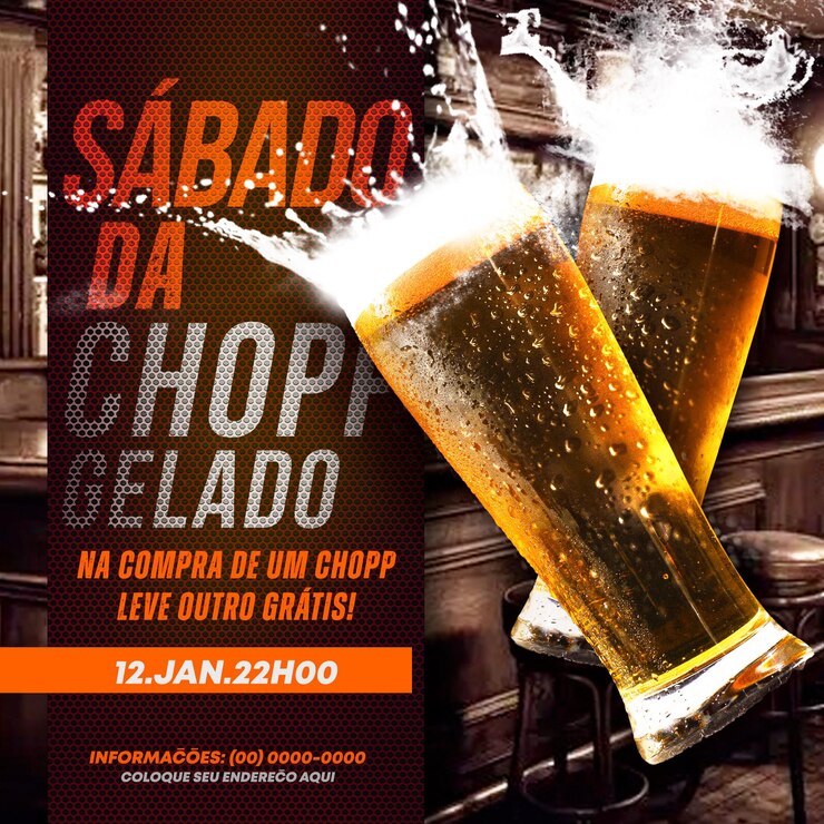 PSD flyer beverage drinks festa sofrencia bar festa
