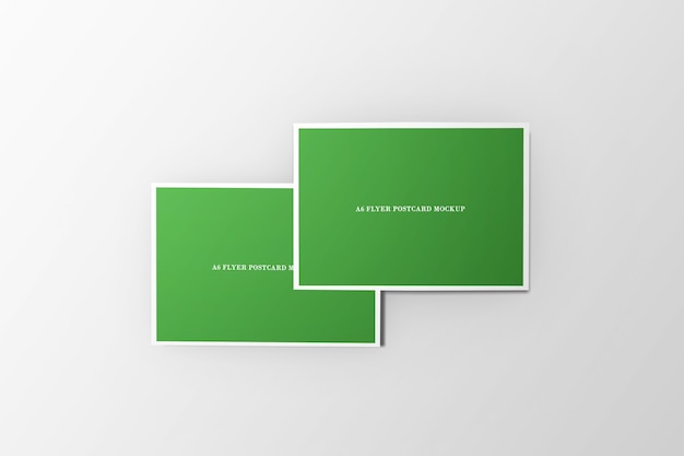 Flyer briefkaart mockup