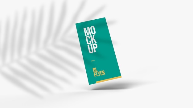 Design mockup volantino isolato