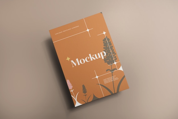 Flyer mockup in muted colors