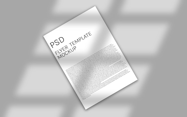 flyer mockup presentation