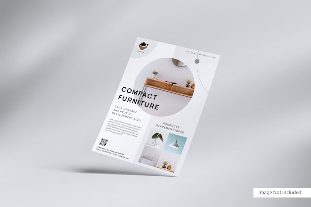 PSD flyer mockup