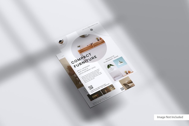 PSD mockup di volantino