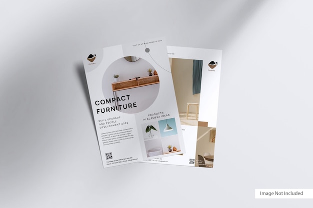 PSD flyer mockup