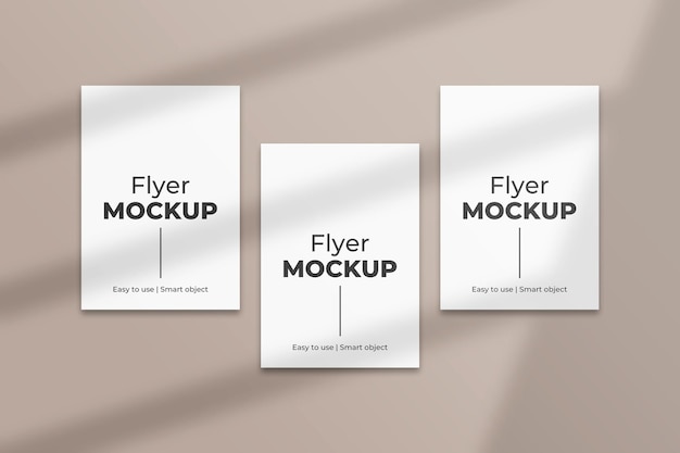 PSD flyer mockup