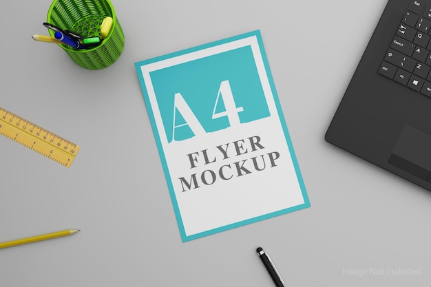 PSD flyer mockup