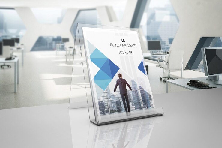 PSD 플라스틱 홀더 모형의 전단지