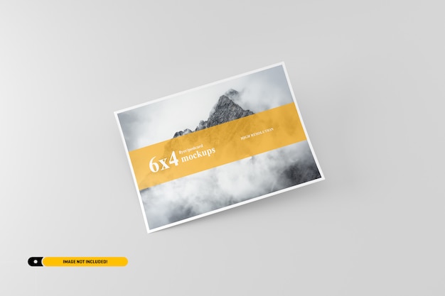 PSD flyer postcard mockup