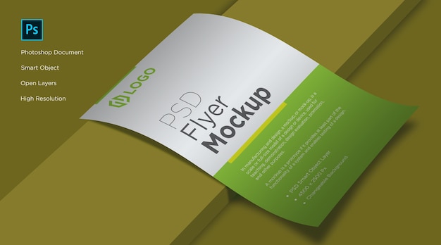 Flyer e poster posa mockup design