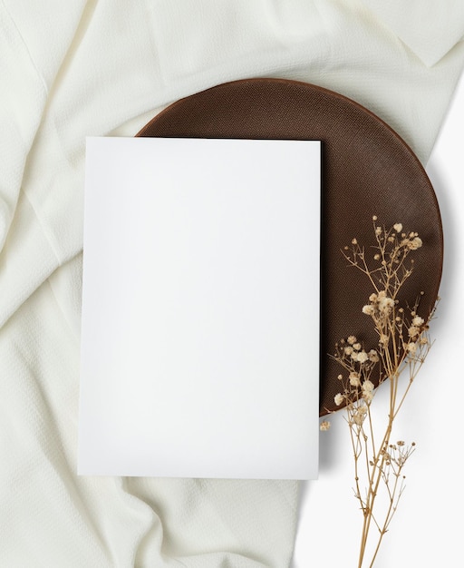 Flat lay with sketchbook, and office supplies on white background. Top view  mockup Stock Photo by ©woodpencil 184081728