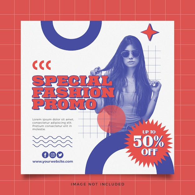 A flyer for a special fashion promotion.