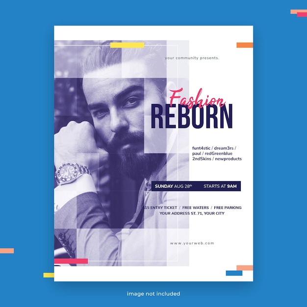 Flyer template for events