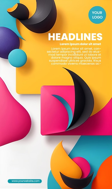 Flyer template ontwerp