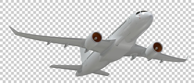 PSD aereo volante su sfondo trasparente 3d rendering illustrazione
