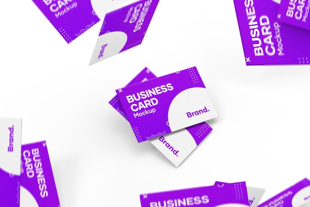 Flying business cards