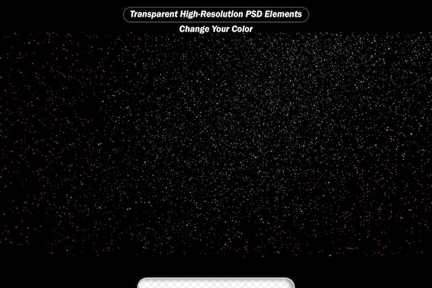 PSD flying dust particles on black backgrounds