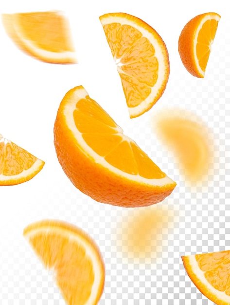 Flying Orange Slices