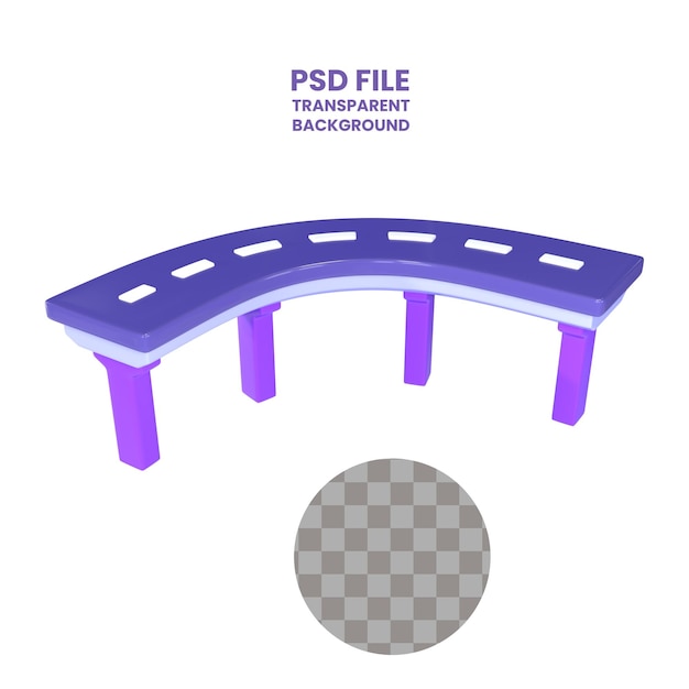 flyover 3d illustration icon