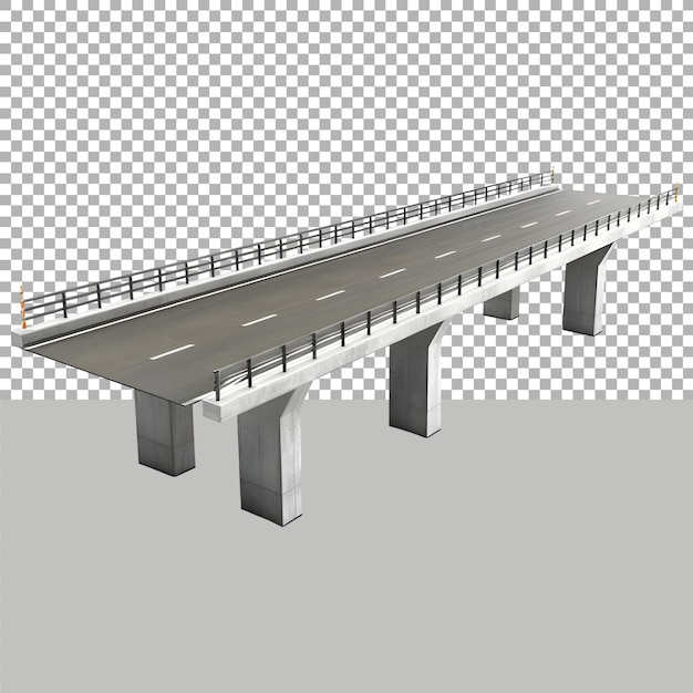 PSD 透明な背景のフライオーバー ai生成