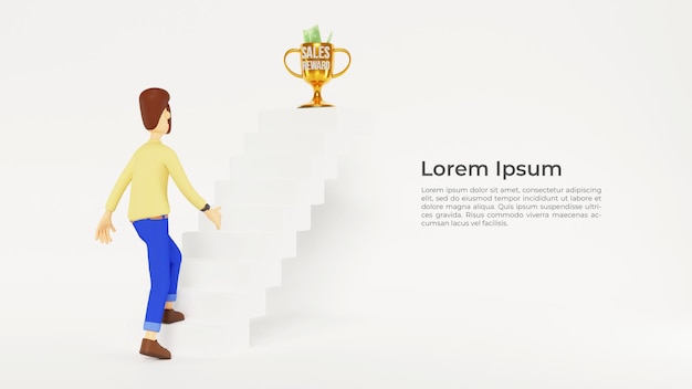 a focus salesman to achieve rewards