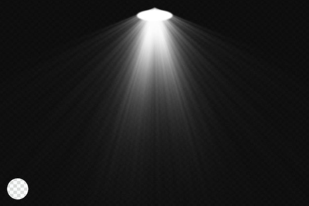 Отображение эффекта прожектора фокуса на темном фоне теплого цвета с прожектором