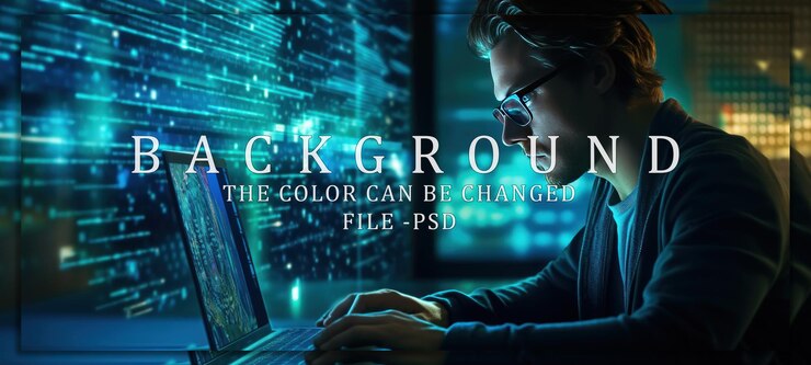 PSD focused programmer working late at night