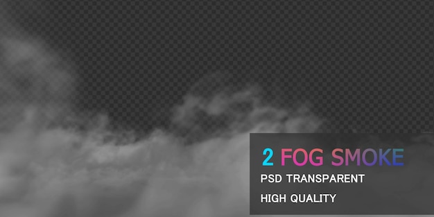 Fog mist some dryice design premium psd