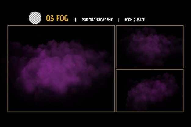 PSD fog smoke styles pack