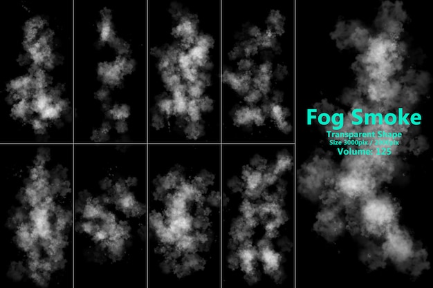 Fog smoke Transparent Shape
