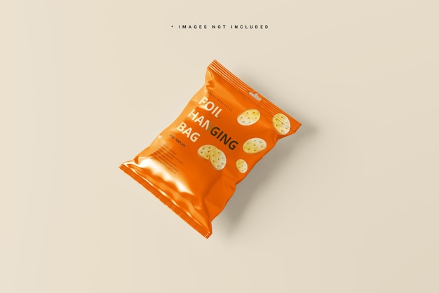 Foil Hanging Bag Mockup