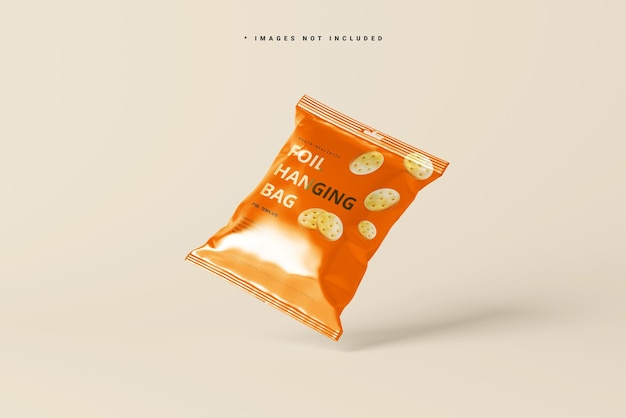 Foil Hanging Bag Mockup