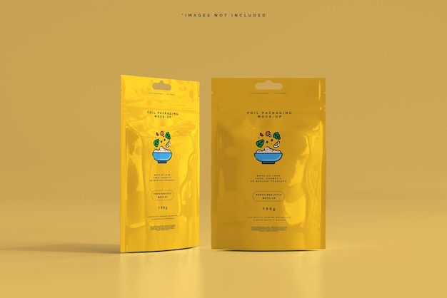 Foil Packaging Mockup