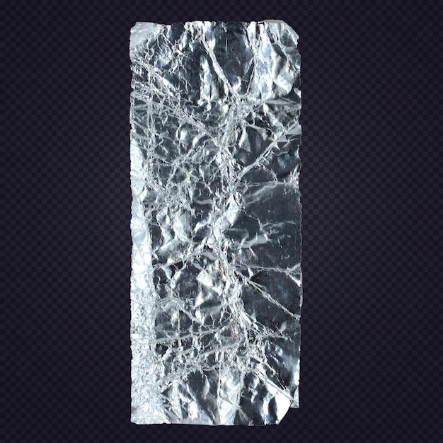 PSD foil paper ripped textured isolated