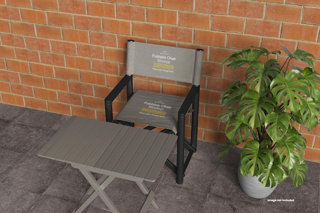 Foldable Chair Mockup