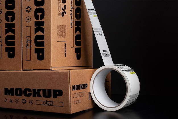 PSD folded_boxes_mockup