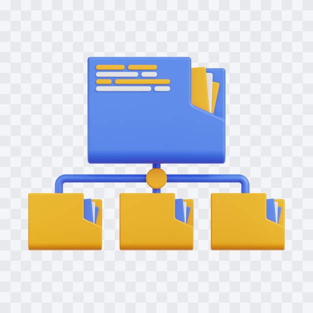 Folder 3D Illustration