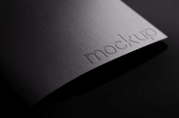 Folder cover stationery mockup