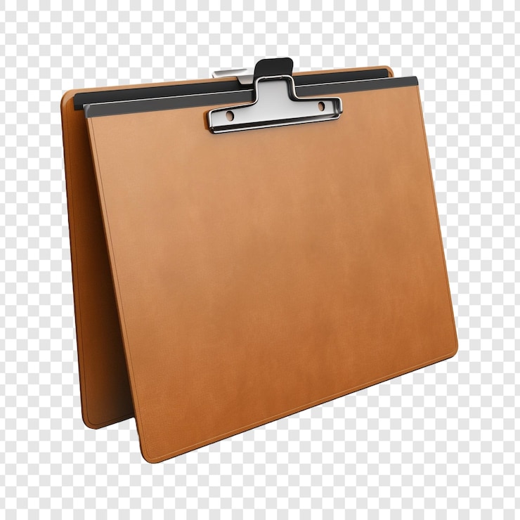 PSD folder isolated on transparent background