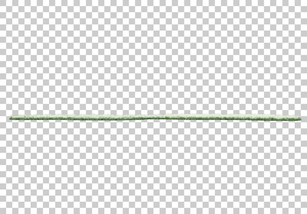 foliage on transparent background 3d rendering illustration