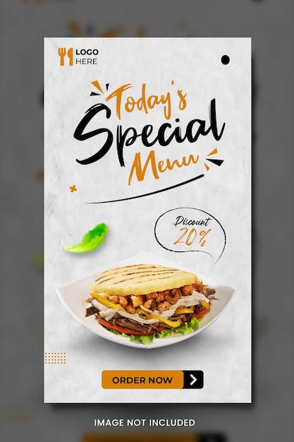 PSD food ads banner design