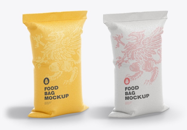 PSD food bag mockup