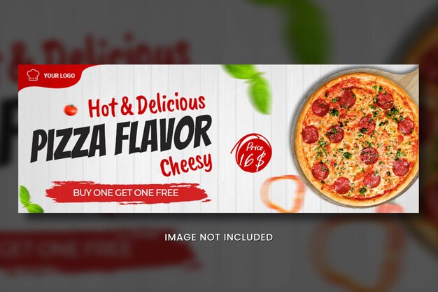 Food banner template