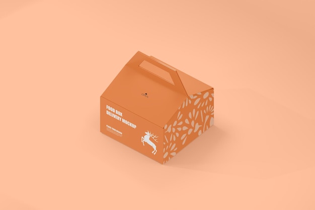 food box delivery mockup