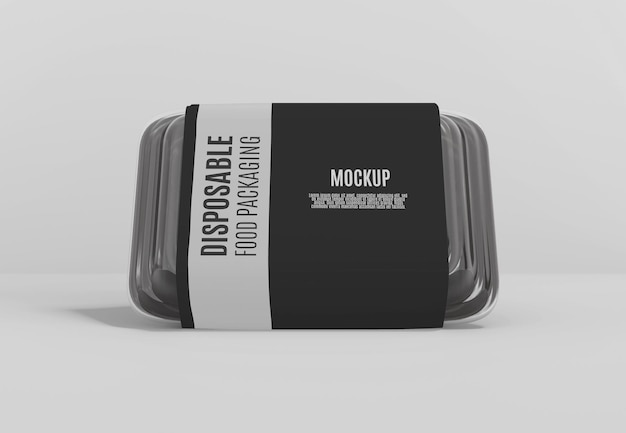 PSD food box packaging mockup