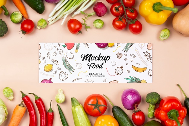 PSD food concept and food groups mock-up