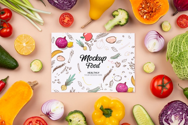 PSD food concept and food groups mock-up