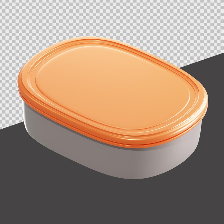 PSD 食品容器3dキッチンイラスト